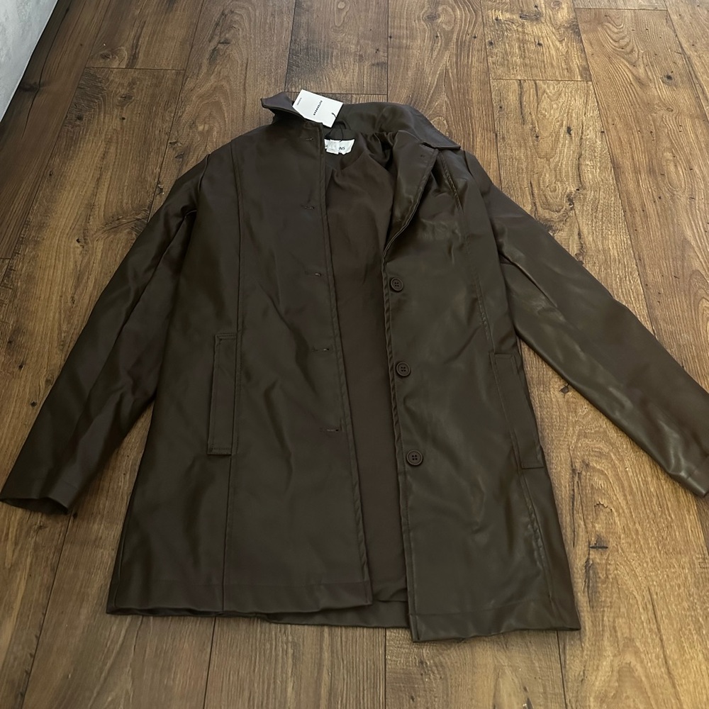Glassons chocolate brown coat